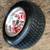 FANCY MAG GOLF CART WHEELS RED * BRAND NEW 5 thumbnail