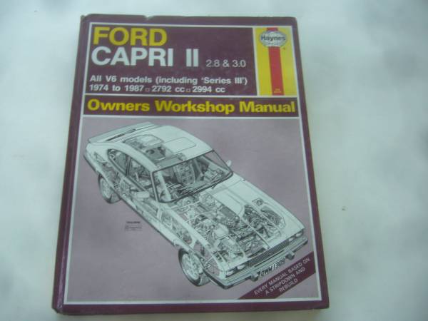 Ford Capri II Repair Manual 1974-87 1