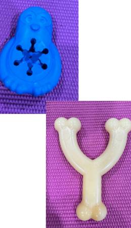 Large Wishbone Nylabone & chilly penguin 1