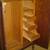 Antique Wood Armoire Wardrobe with key - vintage 6 thumbnail