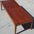 Kipp Stewart design roundish walnut COCKTAIL COFFEE TABLE with inlays 16 thumbnail