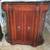 MAHOGANY WOOD AND STONE BUFFET TABLE, EXCELLENT SHAPE 1 thumbnail