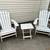 White Adirondack Chair and Table Set 1 thumbnail