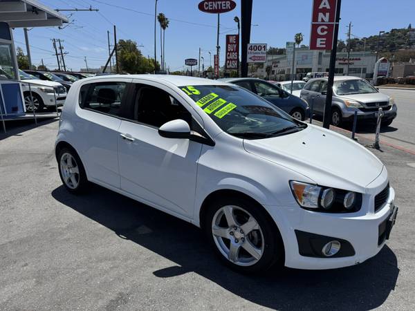 2015 CHEVROLET SONIC LTZ. CLEAN TITLE, PASS SMOG, LOW MILES! LOADED! - $6,999 (san mateo)63624193017347121