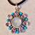 MOP Cabochon Turquoise Amethyst Sterling Silver Necklace - 18” 1 thumbnail