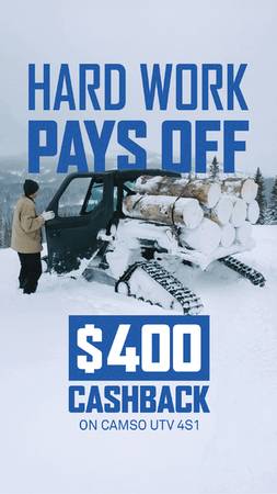 Camso Track Systems -- $400 Rebate -- Sale  Offer Ends Nov. 30th!! 1