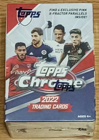2022 Topps Chrome MLS Soccer Blaster Box FACTORY SEALED TEAM USA USMNT 1