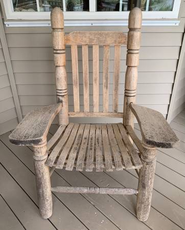 Dedeaux Clan oversized straight back chair 1