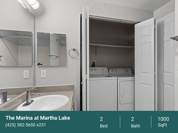 $2,175 / 2br - 1000ft2 - Piscina, Spa, Recorrido Hoy, Techos Altos, Mejoras en Todo el Lugar (Martha Lake)63934419631491120