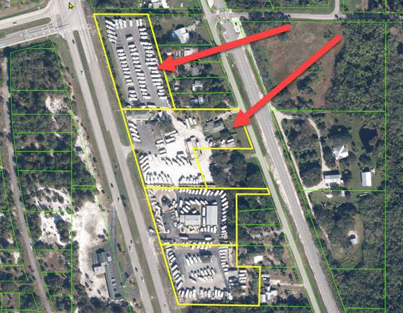 $10,000 SITIO PARA CONCESIONARIO DE AUTOS/CAMIONES - 4 ACRES PAVIMENTADOS CON EDIFICIO DE OFICINAS (Fort Pierce)63799881315331121