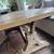 Light Oak Extendable Trestle Dining Table - MARV 2 thumbnail