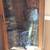 Wood Gun Cabinet With Etched Glass 2 thumbnail