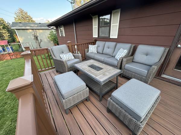 Agio Portland 6-piece Outdoor Patio Seating Set 1