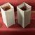 Pair of White Metal Candle Lanterns 3 thumbnail