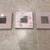Set Of 3 Square Accent Mirror Frames Home Decor Pink Girls Room 2 thumbnail