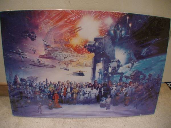 Star Wars Universe Complete Cast Characters 36x24 Movie Art Print Post 1