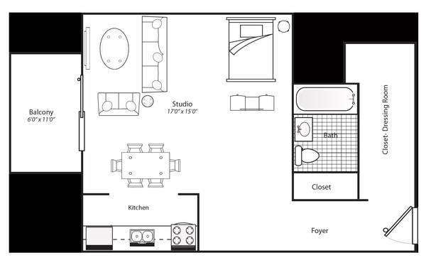 $1,648 / 500ft2 - Check out these views! You'll love this location and this Studio ba! (Falls Church)63779215955713122