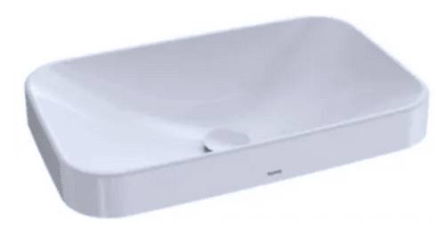 TOTO LT426G#01 Arvina 23-5/8 Vitreous China Vessel Bathroom Sink White 1