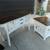 Beautiful Chalk Painted Sofa Table Matching End Table/Mirror 4 thumbnail