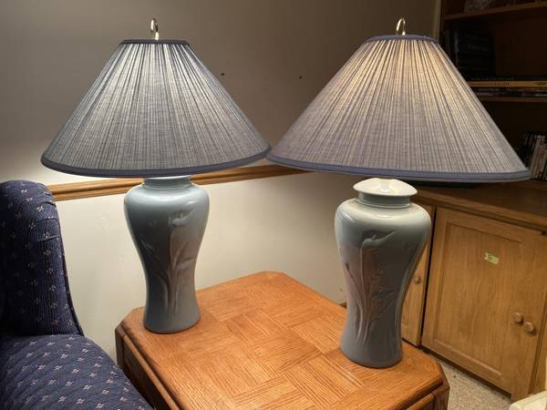 2 Blue Tri-Light Lamps 1