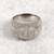 Vintage Silver Solid Textured Ring / Band Size 6 1/2 - Pre-Owned 4 thumbnail