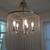 Light fixture silver chain and crystals "Like New" 2 thumbnail