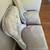 NEW 2 - Chairs Plush Gray Silver Nail Head Trim Dark Wood Legs EACH... 5 thumbnail