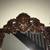 MASSIVE FLORAL GOTHIC CARVED WOOD ORNATE SCROLLWORK WALL MIRROR 2 thumbnail