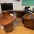 FREE   Horse Shoe Desk for Sale - Mahogany Veneer 3 thumbnail