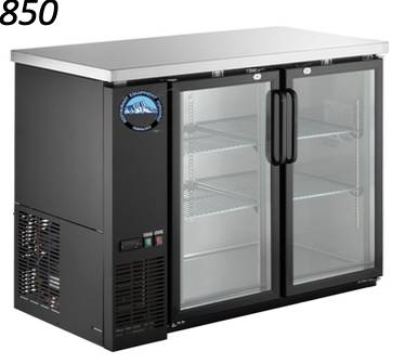 Brand New Under Bar Refrigerators 2 Door (Glass) 1