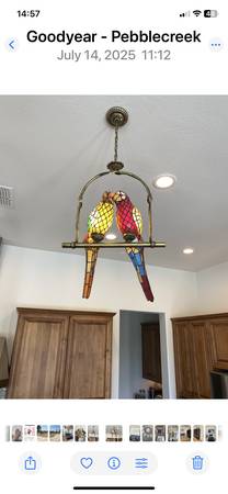 Pendant Lights Vintage Tiffany Style Parrot Lights 1