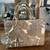 Leaf Print Tote Bag or Handbag, Brown & Cream Lightweight Tote Bag 1 thumbnail