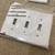 White Outlet Covers + Light Switch Plates w/ Triple Light Switch Set 2 thumbnail