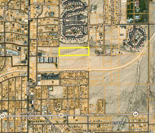 $480,000 / 435600ft2 - El propietario podría financiar el 35% de enganche. Residencial de alta densidad, 10 acres (29 Palms)63668337297409124