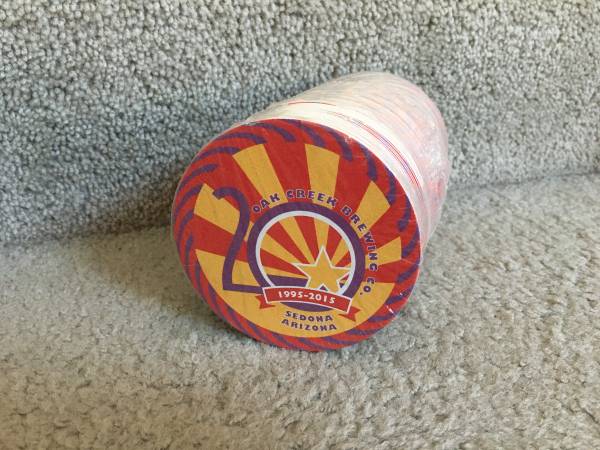 125 Coasters SEALED Oak Creek Brewery Grill 1995-2015 1