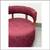 Village West Design Custom Made Swivel Club Chairs In Raspberry 7 thumbnail