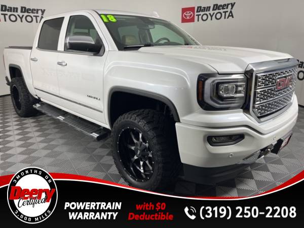 Certified 2018 GMC Sierra 1500 Denali White Frost Tricoat 1