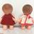 Two Vintage 1971 Uneeda "HaPee Wee" Dolls - 3.5" tall 2 thumbnail