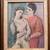 80s - Picasso "the Lovers" canvas reproduction print - framed 2 thumbnail