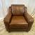 Laz-y-boy Genuine Leather Talbot Chair - Brown Stationary Armchair 2 thumbnail