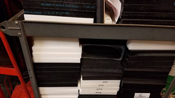 Delrin-Black & White flat stock (Quadrant) 1