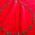 42" Bucilla handmade red Santa felt  applque round tree skirt 9 thumbnail