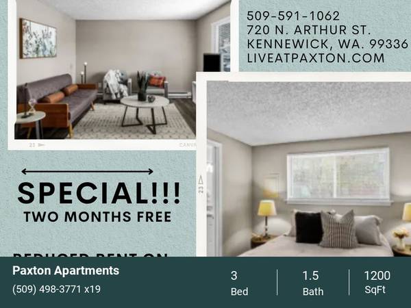 $1,650 / 3br - 1200ft2 - Newly Upgraded/Remodeled - Come enjoy the large space! Specials Today.63829655906819120