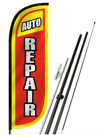 🚙Auto Repair windless feather flag 1