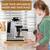 NEW*👉🏻Bamboo Coffee Maker Appliance Sliding Tray w/Rolling Wheels 16Dx13W 3 thumbnail