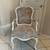 Vintage Louis XIV Style Chair/Distressed White 2 thumbnail
