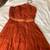 (NEW) Club Monaco Orange one-strap Pleated Dress sz 6 retails: $280 1 thumbnail