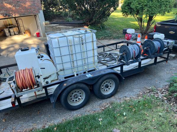 Power Washing Trailer Rig 1