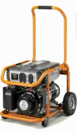 Ridgid 5700/7125 Watt generator + Cords 1