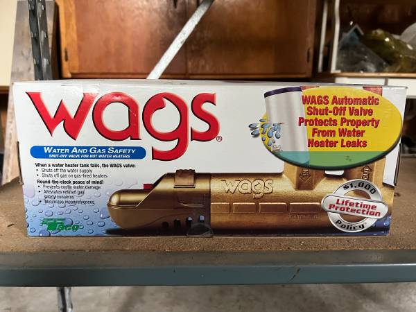 WAGS Water & Gas water Heater Shut off Valve 1